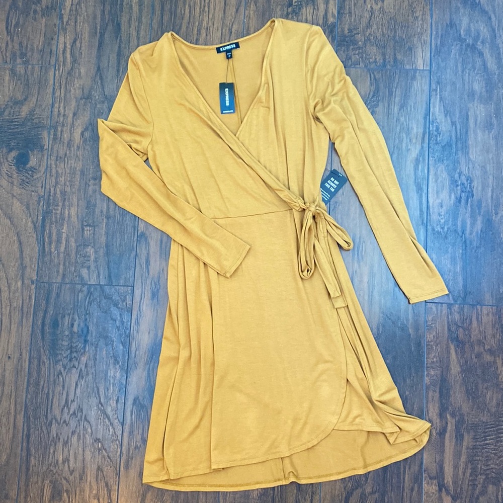 Mustard Long Sleeve Dress